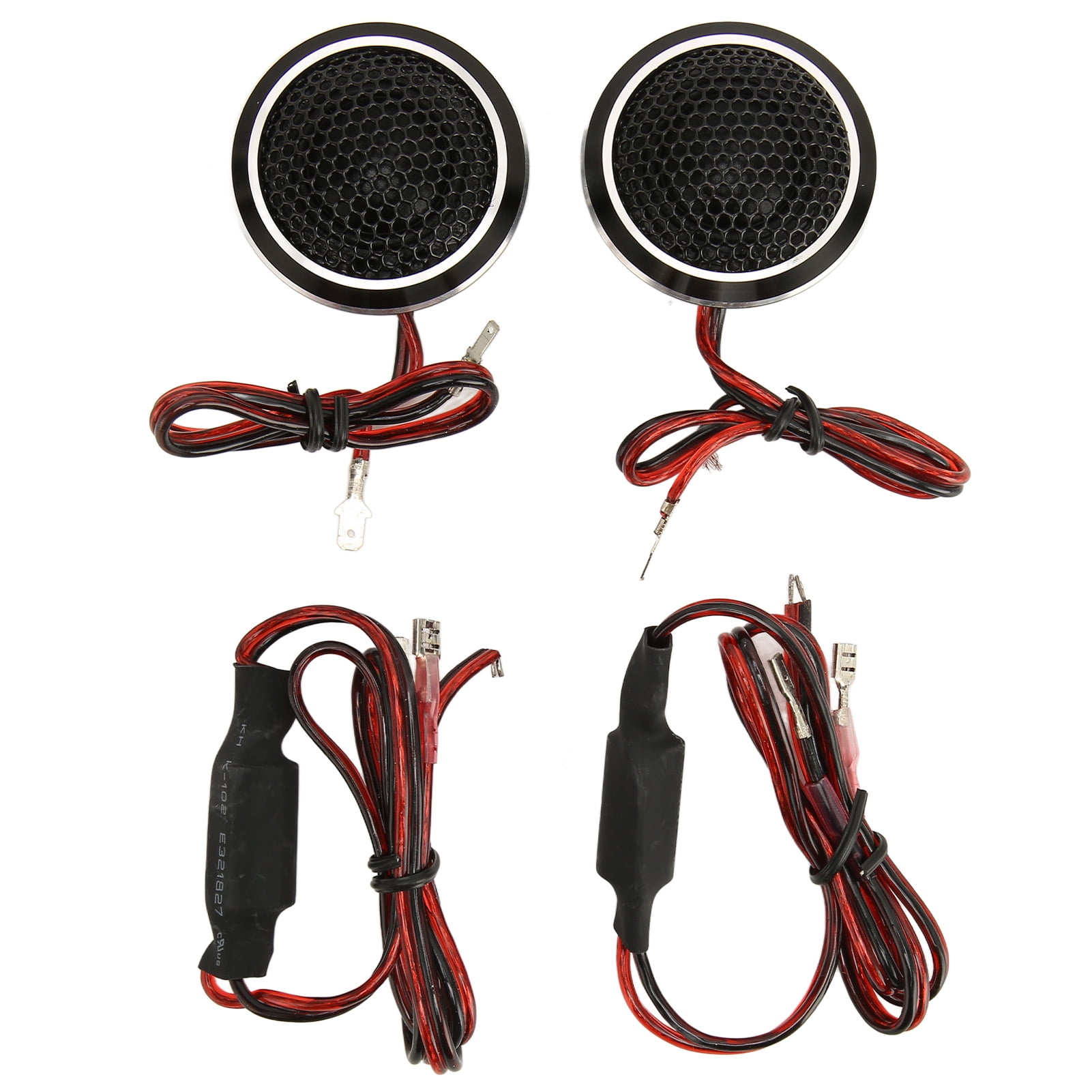 clearance 2Pcs Car Tweeters Black 25mm 150W Compact Design Aluminium