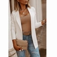 thumbnail image 1 of (clearance)IDALL Suits Blazers for Women Coat Wear Long Blouse Casual Loose Ladies Women Sleeve Jacket Top Women's Coat Blazers for Women Business Casual Womens Blazer White Xl, 1 of 9