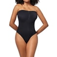 thumbnail image 1 of (clearance Sale)MSJUHEG Jumpsuits for Women Shapewear Tummy Control Shapewear Strapless Bodysuit for Women Thong Body Shaper with Removable Straps Shapewear Bodysuit Black 1 Xl, 1 of 8