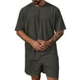 (clearance Sale)MSJUHEG Two Piece Sets Fall Tops Mens Shorts Mens