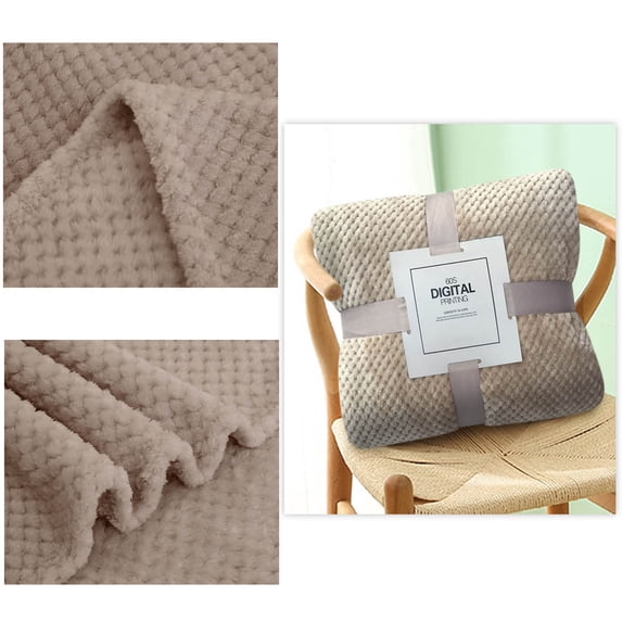Blanket Flannel Fleece Bedspreads Bed Blanket Bedding Full Size Warm Air Conditioning Blanket Soft Cozy Fluffy Blanket for Sofa Bedroom Couch Chair Living Room