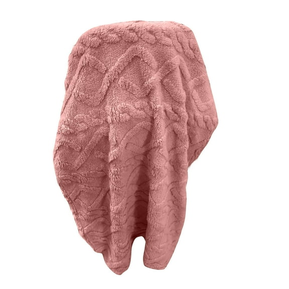 Lightweight Solid Warm Fleece Throw Blanket, Super Soft Cozy Throw Blanket, Bed Flannel Blanket for Couch, Sofa, Bed, All Seasons