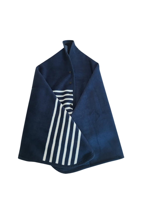 Winter Warm Wearable Blanket Soft Fleece Shawl,Lounge Poncho Blanket,Multifunction Double-Layer Plaid Blanket Scarf Wrap