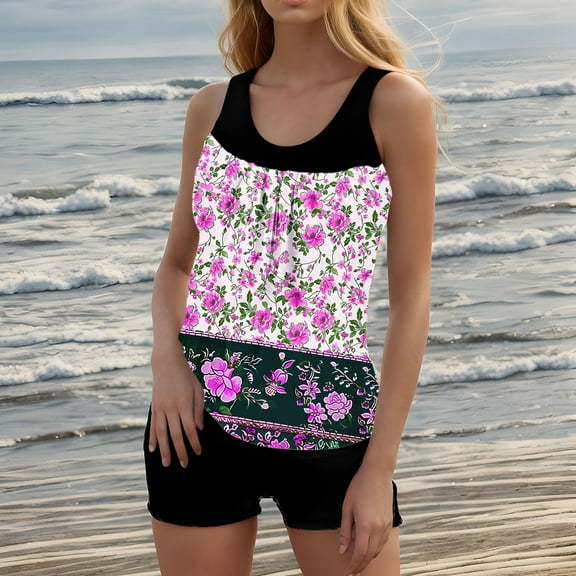 two piece swimsuit Swimwear Plus Size Women Halter Swimsuits for Women One Piece Trendy Bikini Set 2 Piece High Waisted Swimsuit