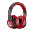 thumbnail image 1 of clearance under $5 Wireless 2.0 Bluetooth On-Ear Headphones, 20+ Hour Battery, USB-C Charging, Microphone, Analog Audio Pass Through, Retro Style, 1 of 8