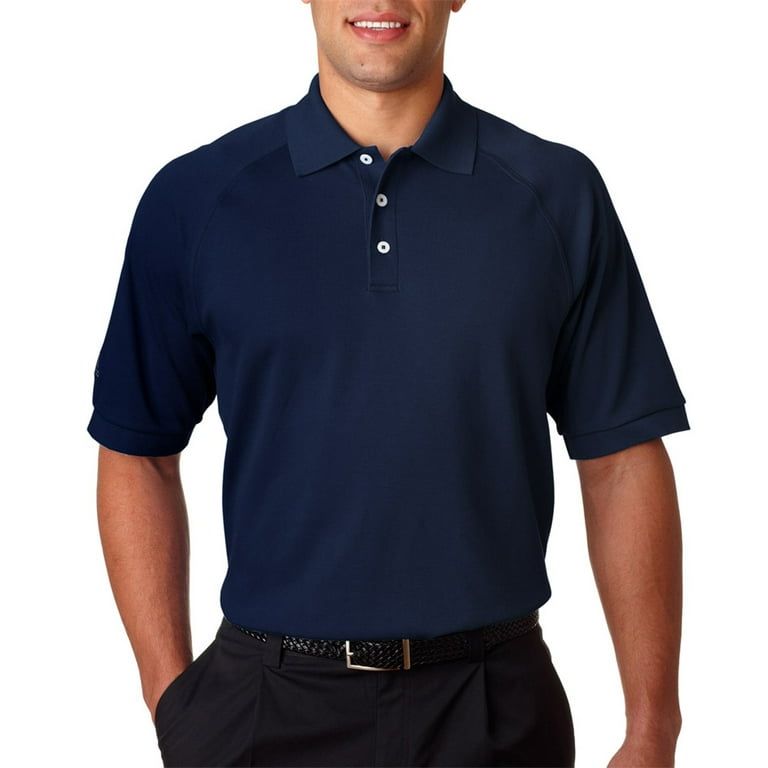Adidas men's climalite blended pique polo deals