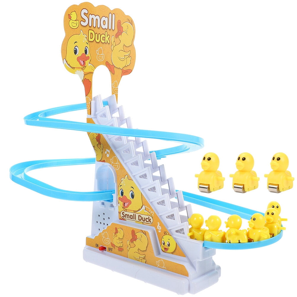 Funny Penguin Climbing Stairs Music Toys for Children Parent-Child Puzzle Dinosaur  Slide Interactive Toys Electric Railcar Toys