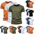 thumbnail image 1 of cllios 3 Pack Workout Shirts for Men Quick Dry Running T-Shirt Short Sleeves Moisture Wicking Crew Neck Tee Athletic Casual Cotton Top, 1 of 3