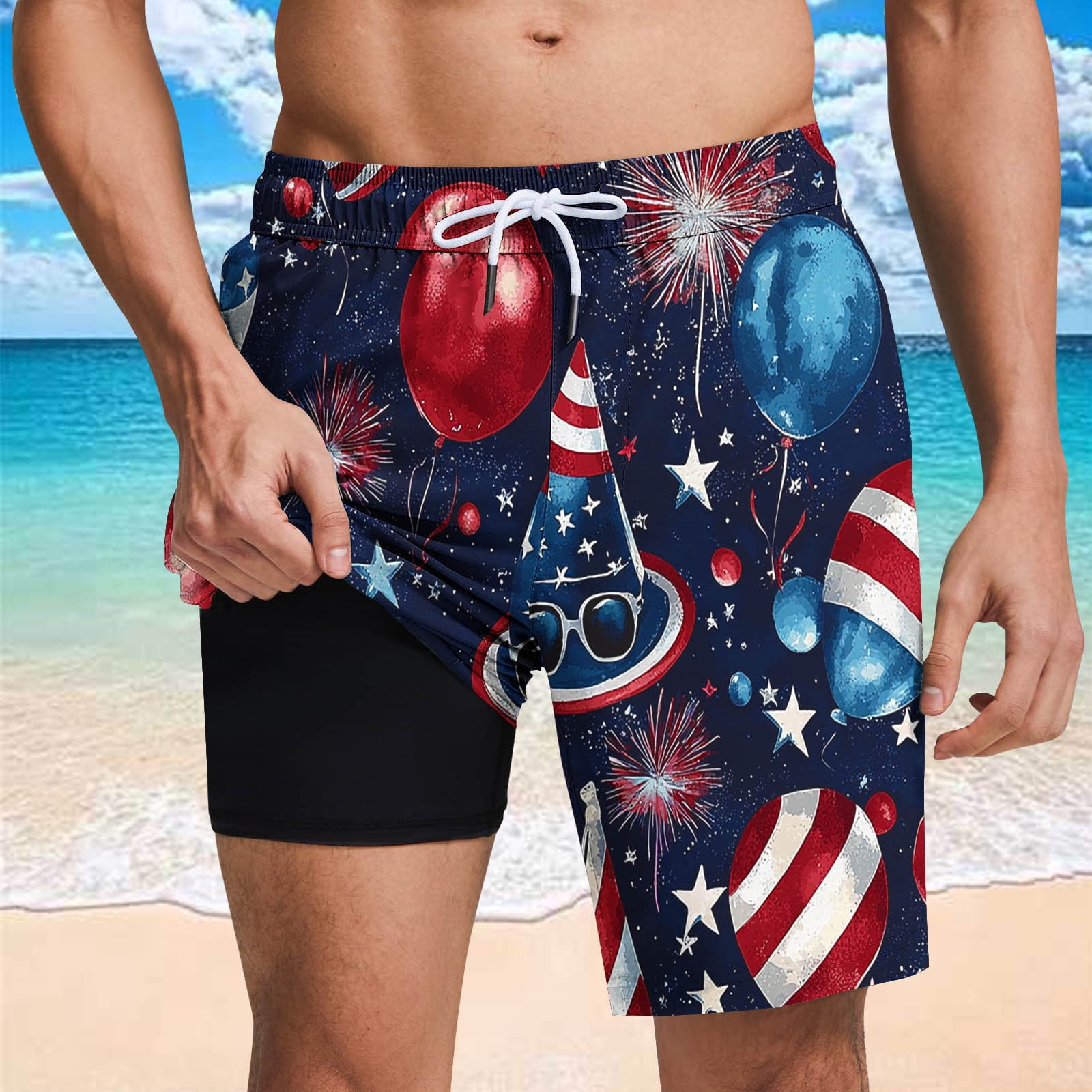 Short De Bain Fitness Homme - Taille élastique S à XL - Polyester/Spandex - Quick-dry - Neuf étiqueté