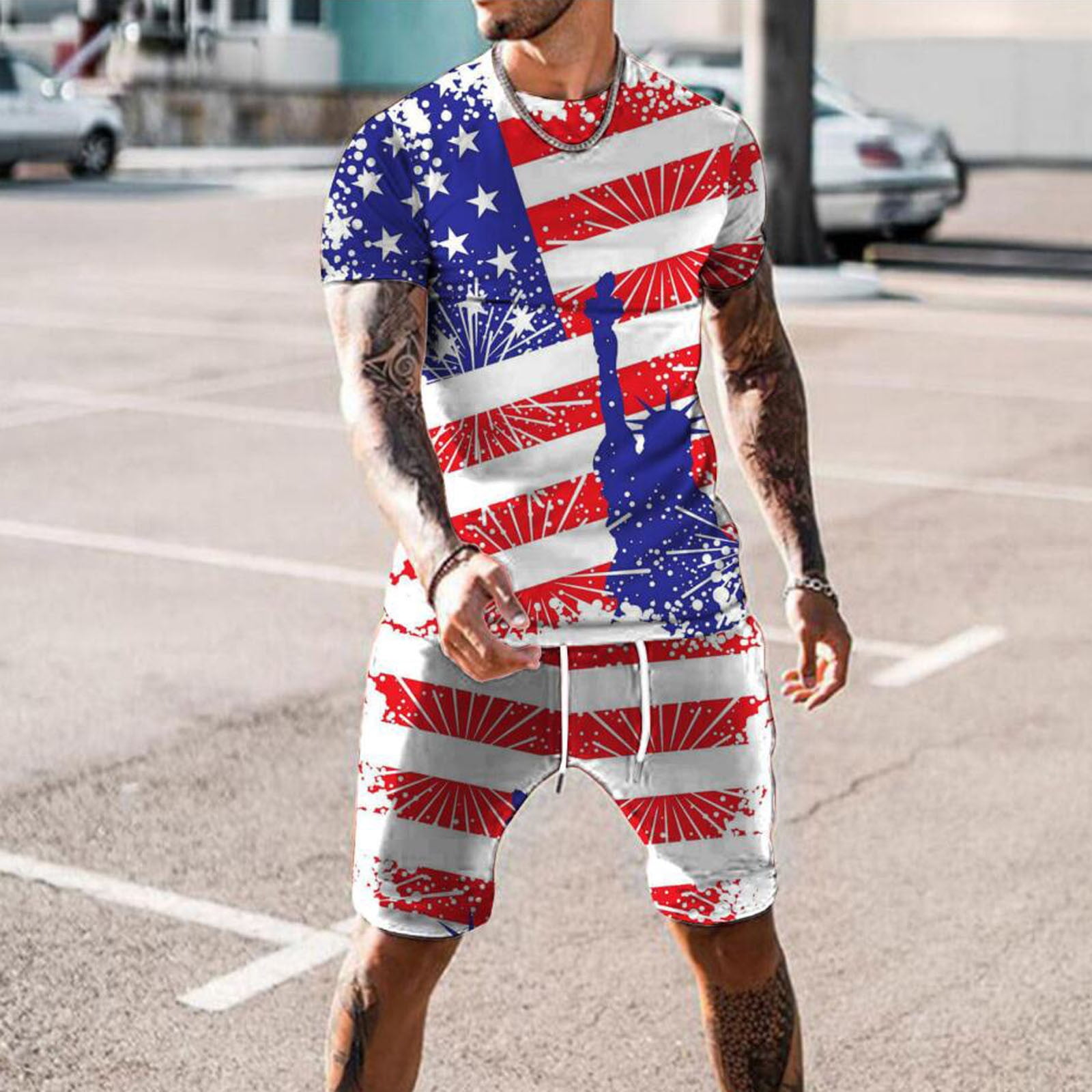 American Flag Shorts