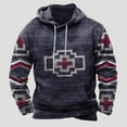 thumbnail image 1 of cllios Aztec Hoodies for Men USA Flag Graphic Pullover Western Aztec Ethnic Hooded Sweatshirts Vintage Casual Plus Size Lightweight Hoodie Oversized Long Sleeve Pullover Navy 2XL, 1 of 3