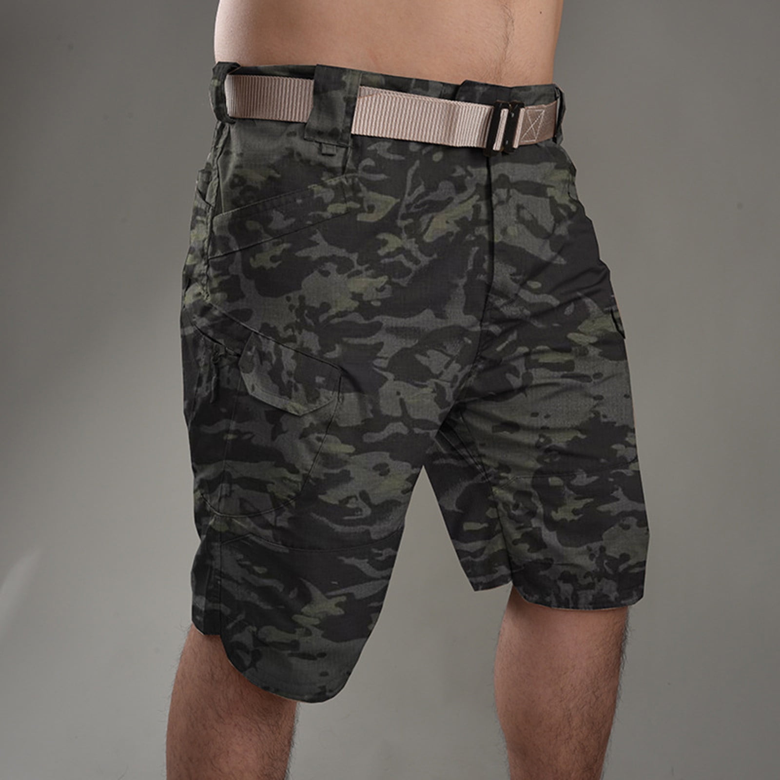 cllios Camo Cargo Shorts for Men Relaxed Fit Multi Pockets Shorts ...