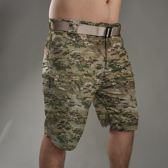 cllios Camo Cargo Shorts for Men Relaxed Fit Multi Pockets Shorts Work Tactical Shorts Casual Hiking Camo Cargo Shorts