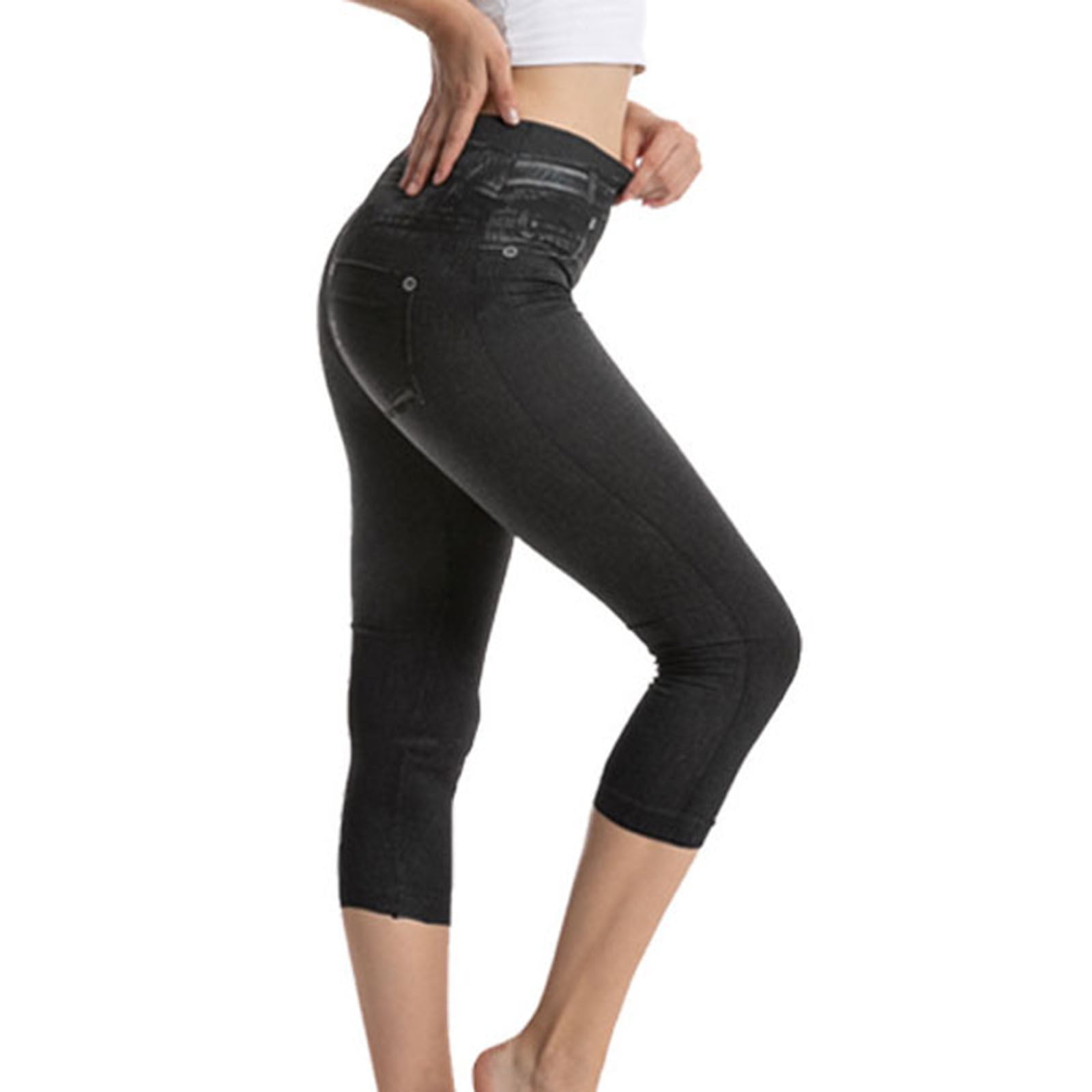 Women's High-Waist Fleece-Lined Yoga Pants with Pockets - Stretchy, Butt-Lifting Activewear for Fall/Winter main image 0