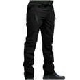 thumbnail image 1 of cllios Men's Cargo Pants Plus Size Multi Pockets Pants Outdoor Work Trousers Gym Hiking Cargo Pants, 1 of 5