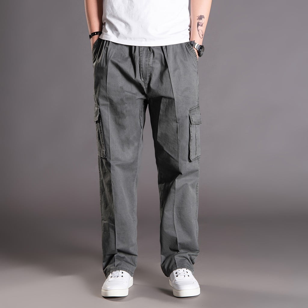 cllios Cargo Pants for Men Big and Tall Athletic Pants Outdoor Tactical