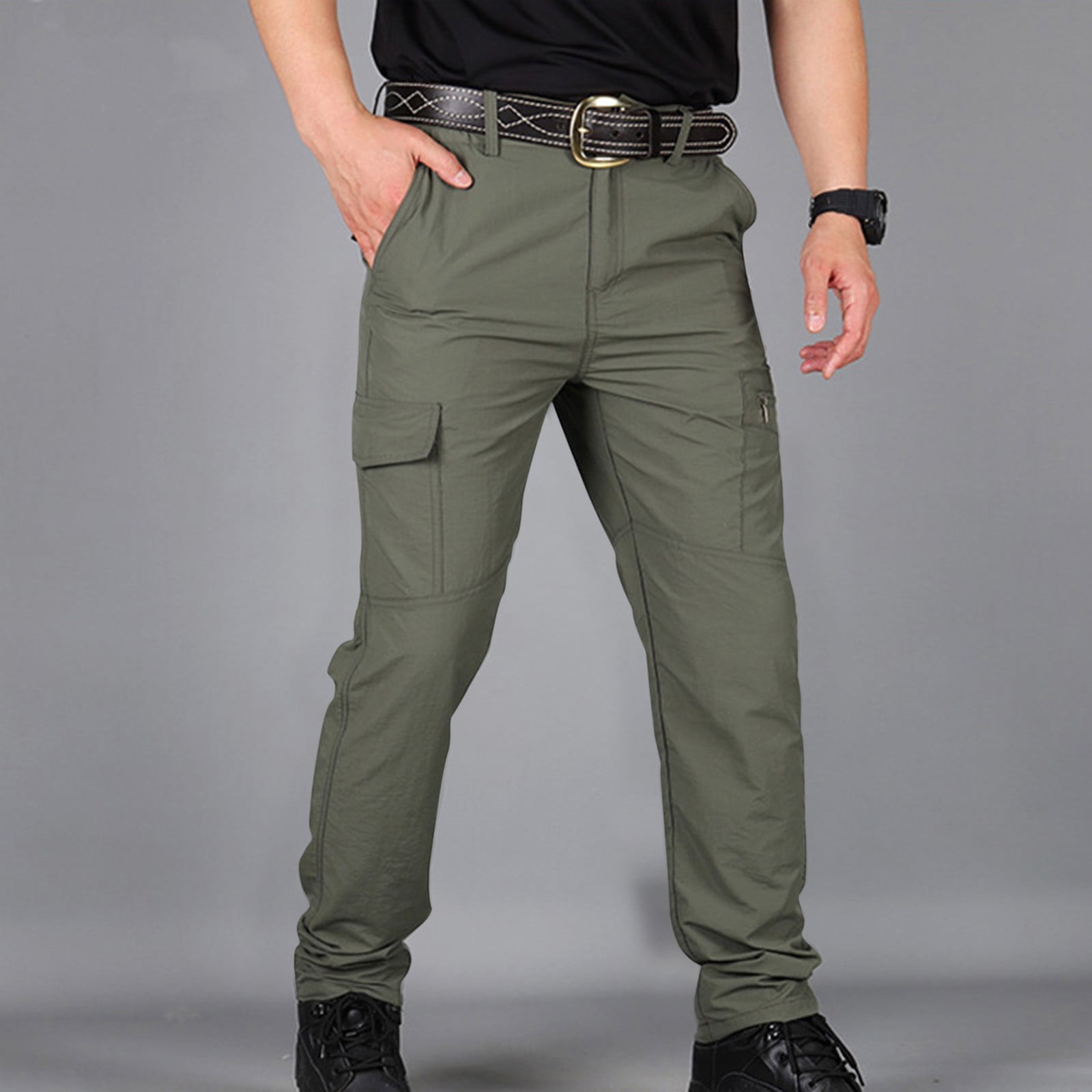 cllios Cargo Pants for Men Big and Tall Work Pants Outdoor Hiking ...