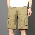 thumbnail image 1 of cllios Cargo Shorts for Men Big and Tall Summer Drawstring Casual Shorts Lightweight Workout Cargo Shorts with Multi Pockets Fathers Day Gift Ideas Yellow,XXXL, 1 of 7