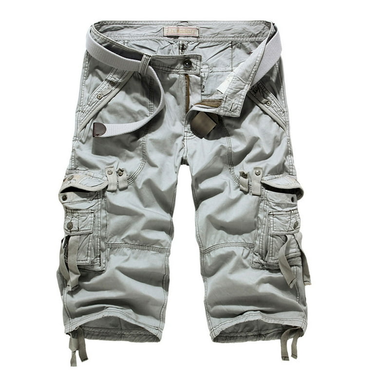 cllios Clearance Outlet Men s Cargo Shorts Big and Tall Multi
