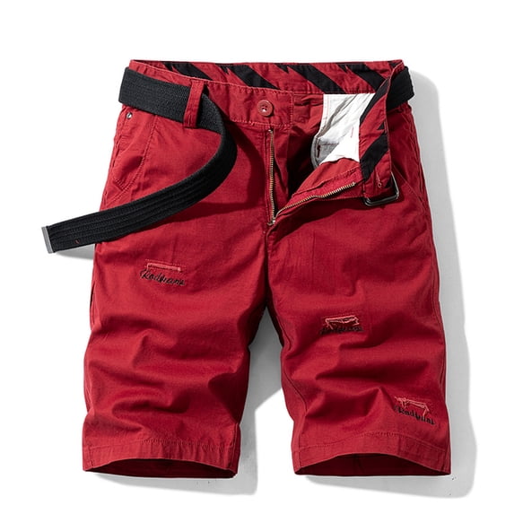 cllios Clearance Under $5 Mens Cargo Shorts Big and Tall Multi Pockets Shorts Outdoor Work Shorts Breathable Camping Cargo Shorts