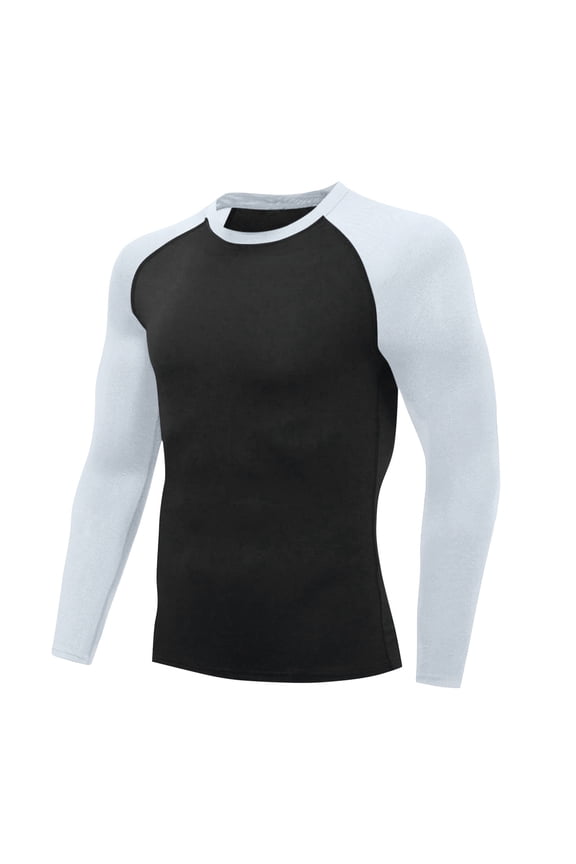 Compression Shirts for Men Long Sleeve Athletic Cold Weather Base Layer Undershirt Gear T Shirt for Workout