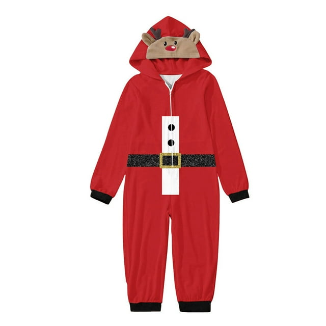 cllios Cute Hooded Onesies Pjs Sets for Family 2023 Christmas Party Loungewear Trendy Snowmen