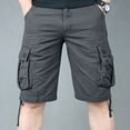 thumbnail image 1 of cllios Cargo Shorts for Men Plus Size Multi Pockets Shorts Work Tactical Shorts Loose Workwear Cargo Shorts, 1 of 4