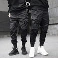 thumbnail image 1 of cllios Mens Cargo Pants Plus Size Multi Pockets Pants Work Military Pants Lounge Travel Cargo Pants, 1 of 8
