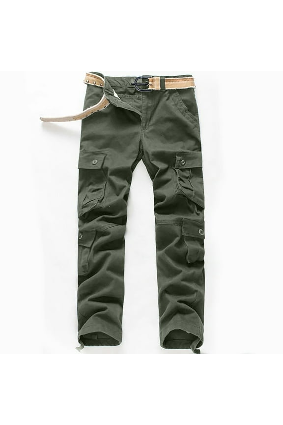 Mens Cargo Pants Plus Size Multi Pockets Pants Work Military Trousers Running Jogger Cargo Pants