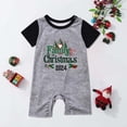 thumbnail image 1 of cllios Family Christmas Pajamas Matching Sets Soft Short Sleeve Loungewear for Womens Mens Kids Pjs Family Sleepwear Holiday Xmas Jammies Lounge Sets, 1 of 3