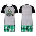 thumbnail image 1 of cllios Family Christmas Pajamas Matching Sets Soft Short Sleeve Loungewear for Womens Mens Kids Pjs Family Sleepwear Holiday Xmas Jammies Lounge Sets, 1 of 4