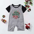 thumbnail image 1 of cllios Family Matching Christmas Pajamas Sets Short Sleeve Classic Print Pajamas Shirts with Comfy Shorts 2 Piece Outfits Christmas Family Pajamas, 1 of 3