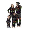 thumbnail image 1 of cllios Family Matching Onesies Pajamas Halloween Bat Web Costume Zipper Hoodie Sleepwear Halloween Pjs Sets for Party Night Mom L, 1 of 6