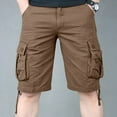 thumbnail image 1 of cllios Cargo Shorts for Men Plus Size Multi Pockets Shorts Work Tactical Shorts Loose Workwear Cargo Shorts, 1 of 4