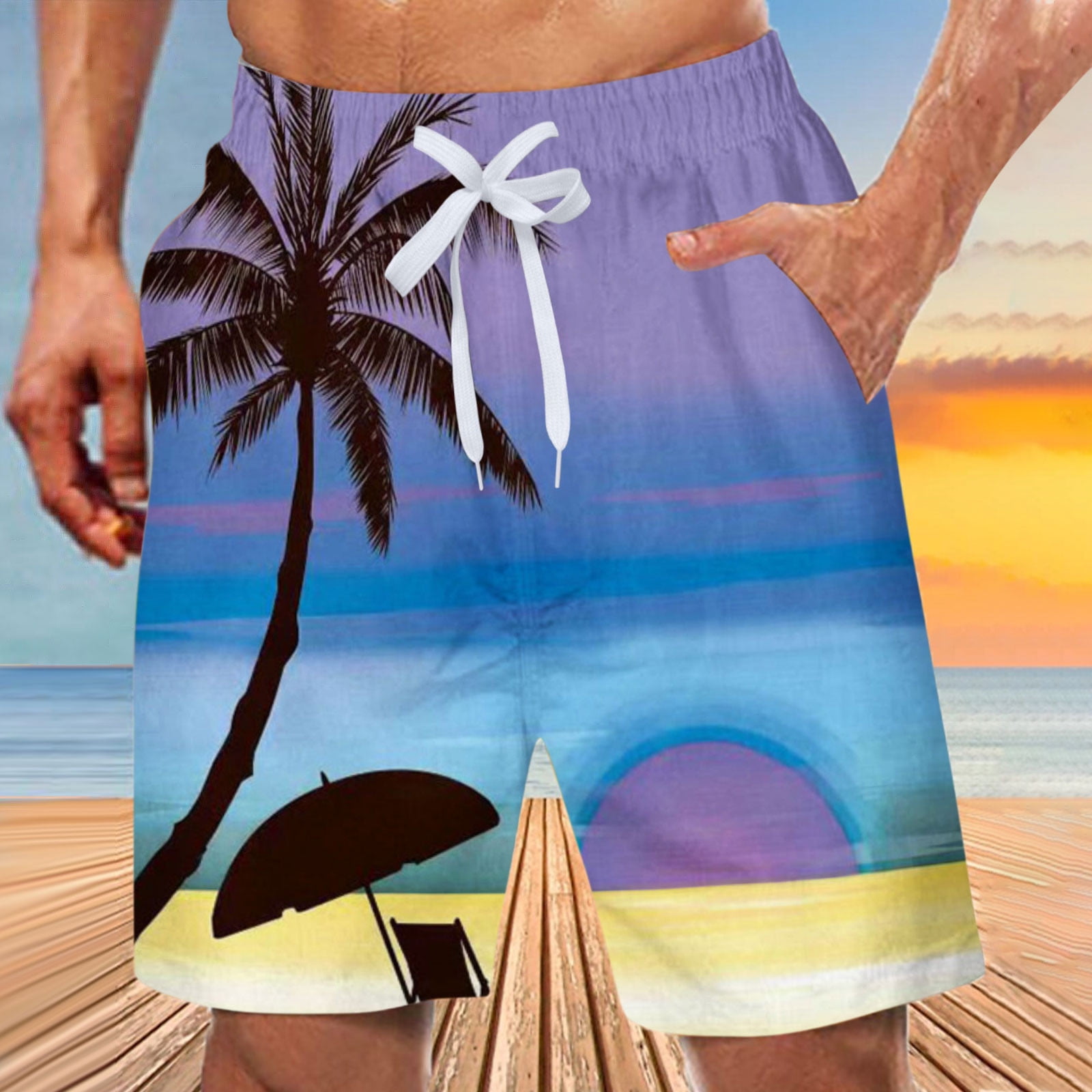 Affordable mens swim trunks 2025