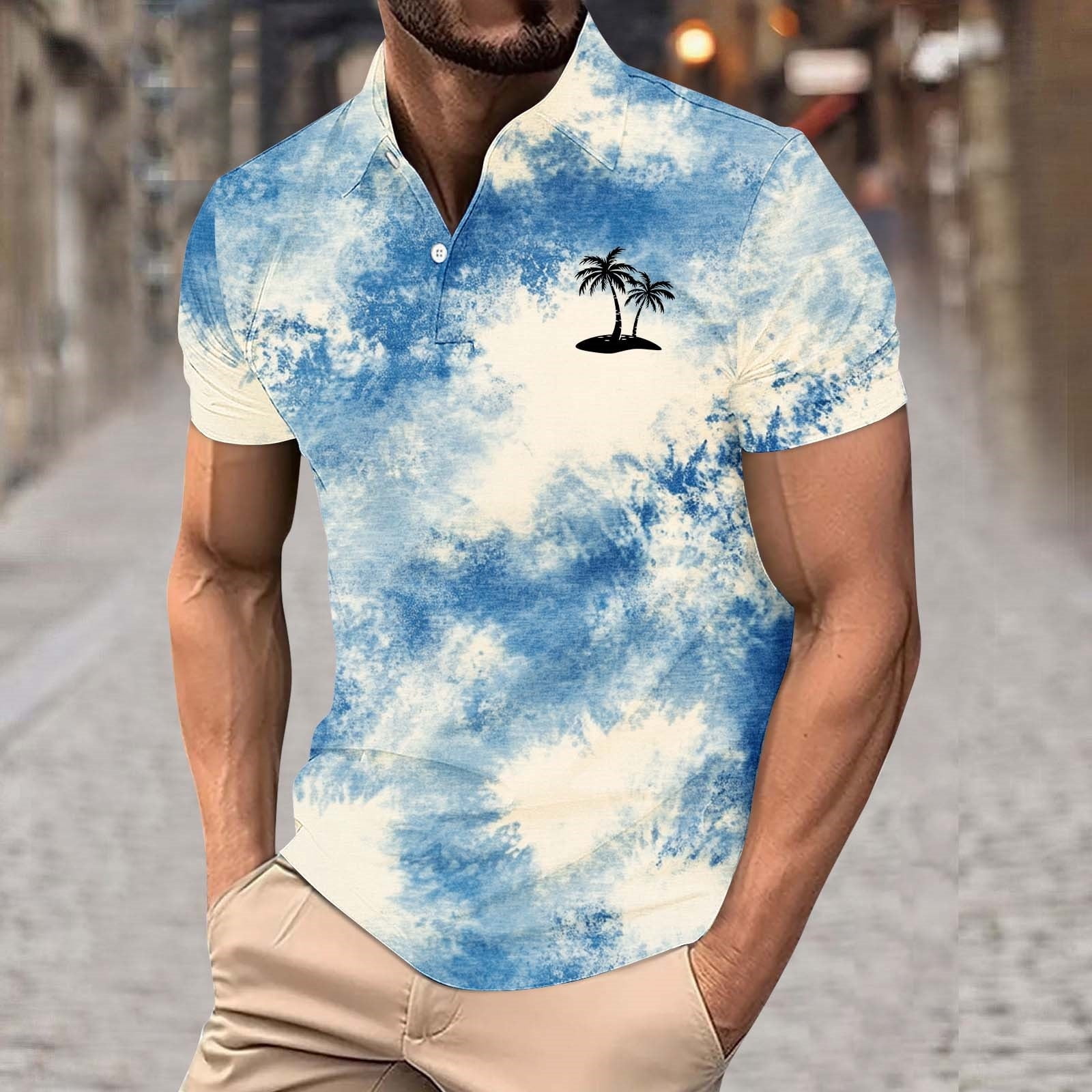 cllios Funny Golf Shirts for Men,Slim Fit Short Sleeve Tennis Shirt ...