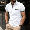 thumbnail image 1 of cllios Golf Shirts for Men with Pocket Slim Fit Short Sleeve Golf Tshirts Classic 3 Button Collared Business Work T Shirts Dressy Office Summer Tops, 1 of 4