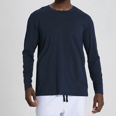 cllios Long Sleeve Shirts for Men Quick Dry Moisture Wicking Athletic Tshirts UPF 50+ SPF Sun Protective Fishing Shirt Gym Running Fitness Sports T Shirts