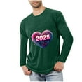 cllios Long Sleeve Tshirts for Men Big and Tall 2025 Cute Heart Graphic