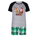 thumbnail image 1 of cllios Matching Family Christmas Pajamas for Family Matching Sets Holiday Xmas Jammies Sleepwear Set Adults Baby Kids Christmas Pjs Short Sleeve Loungewear Family Home Wear Clothes, 1 of 3