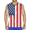 thumbnail image 1 of cllios Men's 4th of July Tank Tops Patriotic Stars and Stripes Graphic Tees Comfortable Crewneck Top Vintage Sleeveless T Shirt Vest, 1 of 5