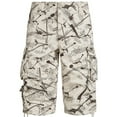 thumbnail image 1 of cllios Men's Camo Cargo Shorts Outdoor Tactical Athletic Shorts Gym Utility Cargo Shorts with Multi Pockets Fathers Day Gift Ideas Beige,S, 1 of 5