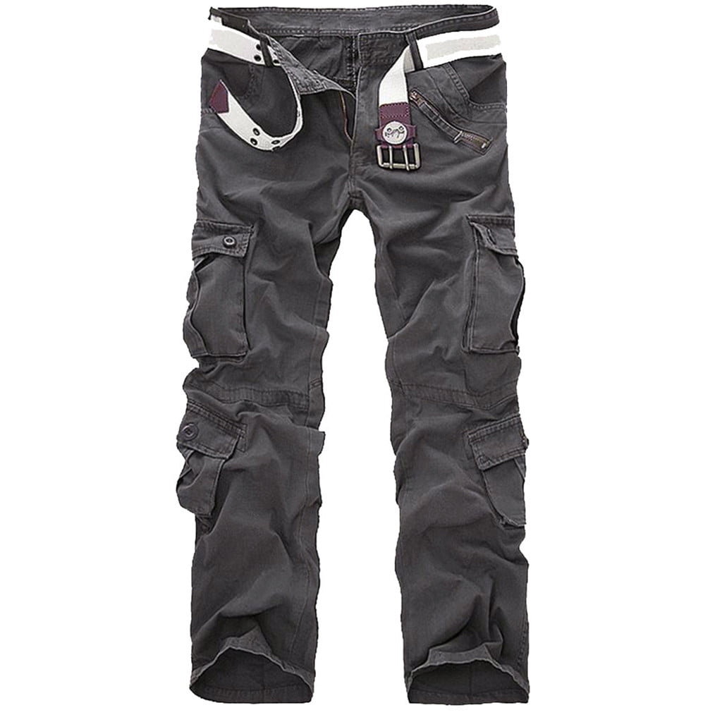 cllios Men's Cargo Pants Plus Size Work Pants Outdoor Tactical Trousers