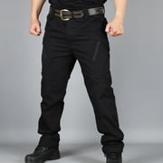 cllios Men's Cargo Pants Relaxed Fit Work Pants Outdoor Combat Trousers Lounge Straight Leg Cargo Pants Multi Pockets