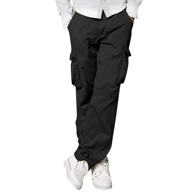 cllios Men's Cargo Pants Relaxed Fit Work Pants Outdoor Hiking Trousers ...