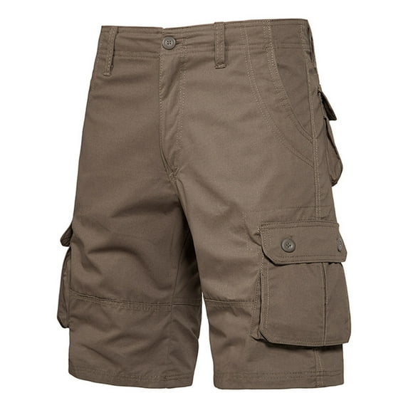cllios Men's Cargo Shorts Big and Tall with Multi Pockets Casual Tactical Work Shorts Workout Athletic Shorts Cargo Shorts for Men Under $5 Coffee,XXL