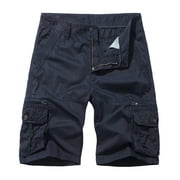 cllios Men's Cargo Shorts Plus Size Multi Pockets Shorts Outdoor Tactical Shorts Loose Workwear Cargo Shorts