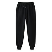 cllios Men's Casual Joggers Cotton Sweatpants Workout Athletic Pants with Pockets Drawstring Gym Running Pants