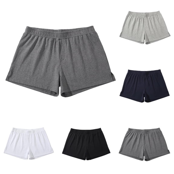 cllios Men's Casual Shorts Stretch Waist Classic Cotton Sweat Shorts Lightweight Athletic Lounge Running Sports Gym Short Men Workout Shorts