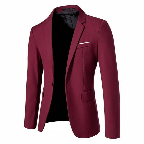 cllios Men's Casual Tweed Blazer Classic Fit One Button Sport Coat Shawl Lapel Slim Dress Jackets with Pockets Dinner Party Prom Sports Coat